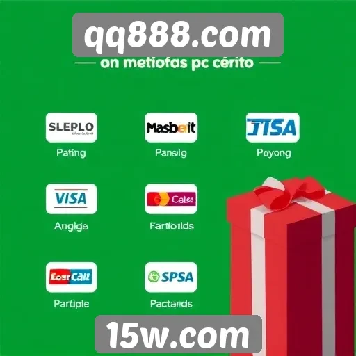 Métodos de pagamento aceitos no qq888.com